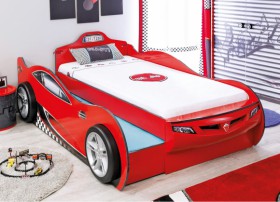CARBED Кровать-машина Coupe с выдвижной кроватью Red 20.03.1306.00 в Курске - kursk.katalogmebeli.com | фото