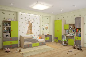 Детская комната Пуговка в Курске - kursk.katalogmebeli.com | фото