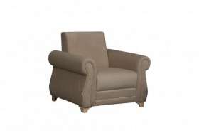 Кресло для отдыха "Порто" (велюр киви латте / микровельвет крем) в Курске - kursk.katalogmebeli.com | фото