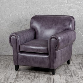 Кресло кожаное Элегант (Фиолетовый) в Курске - kursk.katalogmebeli.com | фото