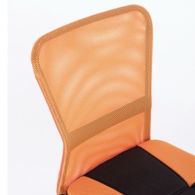 Кресло компактное BRABIX Smart MG-313 (черный, оранжевый) в Курске - kursk.katalogmebeli.com | фото 4