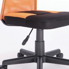 Кресло компактное BRABIX Smart MG-313 (черный, оранжевый) в Курске - kursk.katalogmebeli.com | фото 5