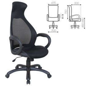 Кресло офисное BRABIX Genesis EX-517 (черное) в Курске - kursk.katalogmebeli.com | фото
