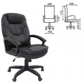 Кресло офисное BRABIX Trend EX-568 (черный) в Курске - kursk.katalogmebeli.com | фото