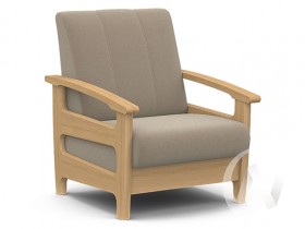 Кресло для отдыха Омега (бук лак/CATANIA LATTE) в Курске - kursk.katalogmebeli.com | фото