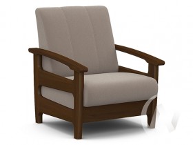 Кресло для отдыха Омега (орех лак/CATANIA COCOA) в Курске - kursk.katalogmebeli.com | фото