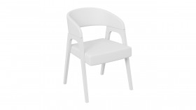 Кресло «Техас 1» (Белый матовый/Экокожа Белый №66) в Курске - kursk.katalogmebeli.com | фото