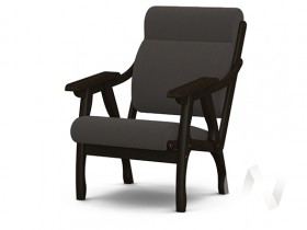 Кресло Вега-10 (венге лак/ULTRA GRAFIT) в Курске - kursk.katalogmebeli.com | фото 1