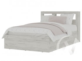 Кровать 1,2 МС Гранд (дуб крафт белый) в Курске - kursk.katalogmebeli.com | фото