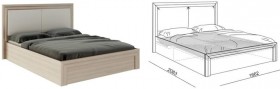 Кровать 1,6 Глэдис (М32) с подъемным механизмом Распродажа в Курске - kursk.katalogmebeli.com | фото 2