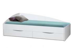 Кровать одинарная "Фея-3" (асимм.) (1900х800) в Курске - kursk.katalogmebeli.com | фото