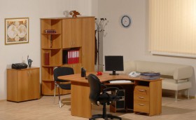 Мебель для персонала Рубин 42 Светлый миланский орех в Курске - kursk.katalogmebeli.com | фото 2
