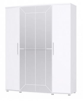 Шкаф 4х дверный Амели 1805 Белый в Курске - kursk.katalogmebeli.com | фото
