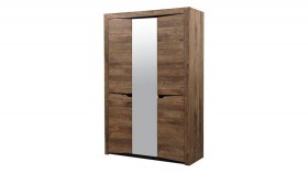 Шкаф для одежды "Лючия" (3-х дв.) (кейптаун/зеркало) в Курске - kursk.katalogmebeli.com | фото