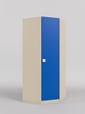 Шкаф угловой (угловая секция) Скай (Синий/корпус Клен) в Курске - kursk.katalogmebeli.com | фото