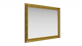 Зеркало навесное "Айрум"/(дуб кальяри / профиль: золото с орнаментом) в Курске - kursk.katalogmebeli.com | фото